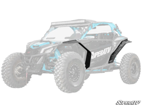 CANAM MAVERICK X3 HD WHEEL ARCH FENDER FLARES MUD GUARDS, SUPER ATV FF-CA-X3-001