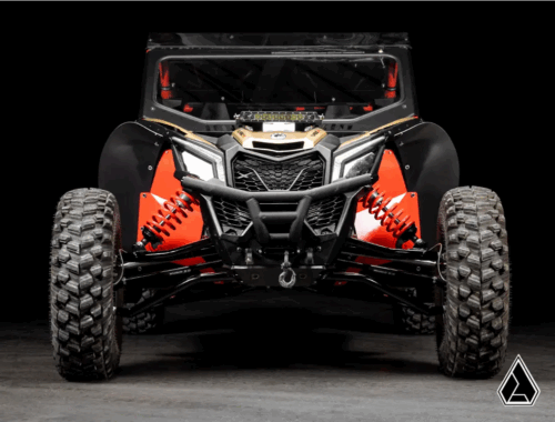 CANAM MAVERICK X3 LOW PROFILE WHEEL ARCH FENDER FLARES MUD GUARDS, ASSAULT INDUSTRIES FF-CA-X3-002