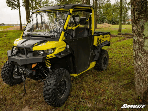 CANAM DEFENDER TRAXTER LOW PROFILE WHEEL ARCH FENDER FLARES MUD GUARDS, SUPER ATV FF-CA-DEF