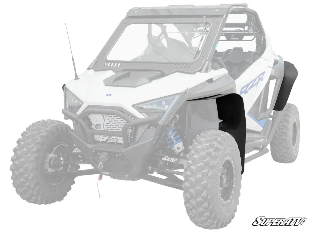 POLARIS PRO XP TURBO R LOW PROFILE WHEEL ARCH FENDER FLARES MUD GUARDS, SUPER ATV FF-P-PROXP-001