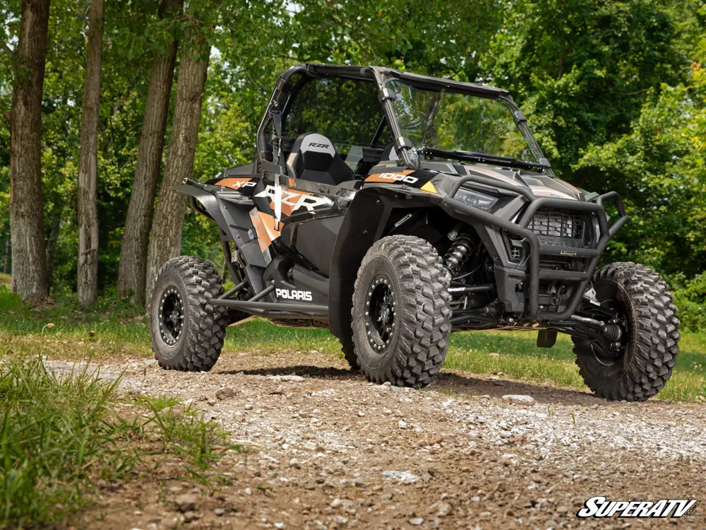 POLARIS XP TURBO/1000 LOW PROFILE WHEEL ARCH FENDER FLARES MUD GUARDS, SUPER ATV FF-P-RZRXP