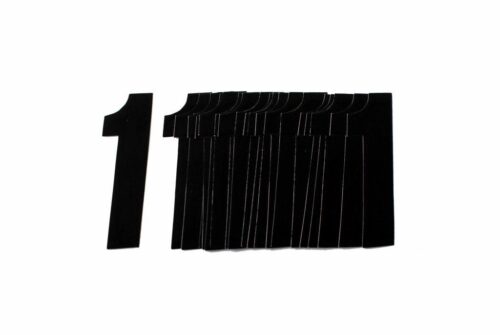 1 BLACK 4.5inc 11cm PK/20