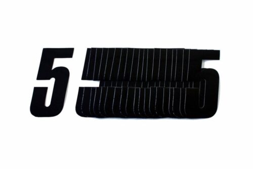 5 BLACK 4.5inc 11cm PK/20