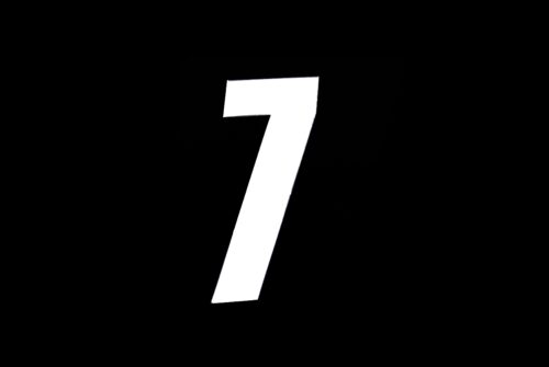 7 WHITE 4.5inc 11cm PK/20