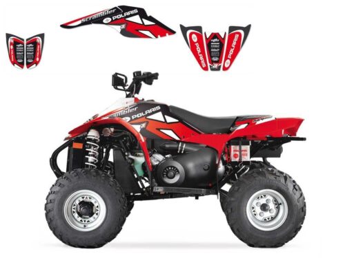 POLARIS SCRAMBLER DREAM-2, BLACKBIRD DECAL KIT 2Q11A