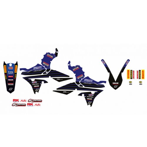 14-18 YZF YAM FACTORY RACING, BLACKBIRD 2243R10 GRAPHIC KIT