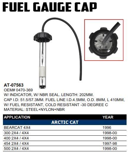 FUEL GAUGE CAP, BRONCO AT-07563, 0470-369