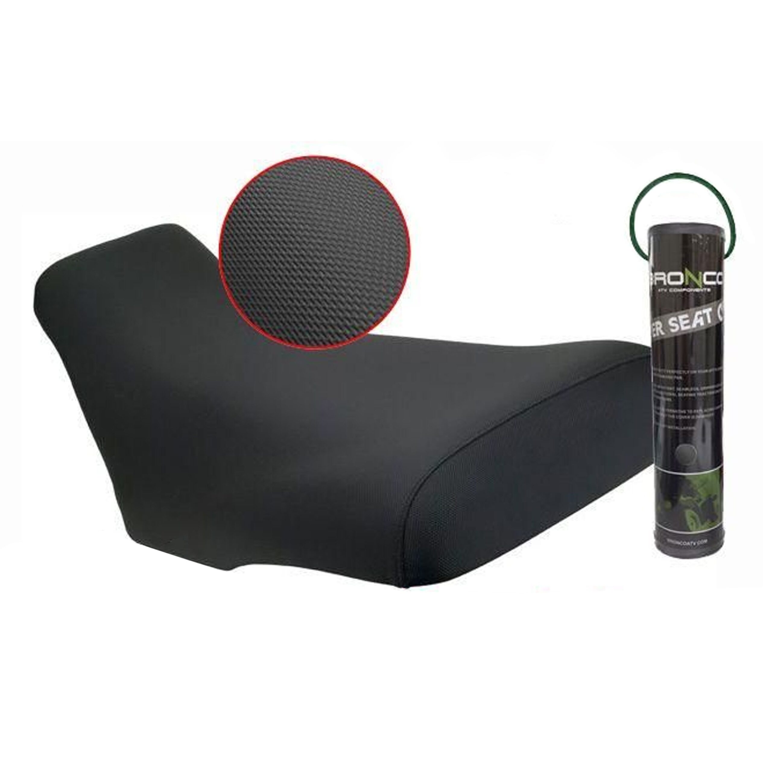 SEAT COVER KFX400 LTZ400 BLK, BRONCO GRIPPER AT-04630, 87-421