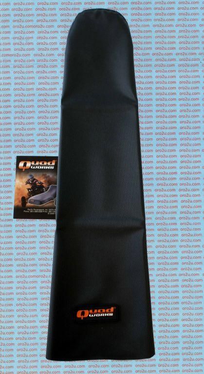 06-09 TRX250EX SEAT COVER GRIP, BLACK - Image 2