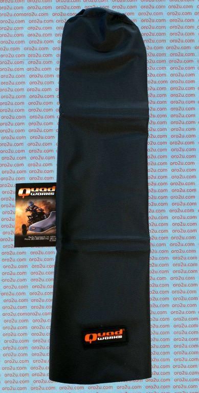 02-07 KVF360 SEAT COVER GRIPPY, BLACK