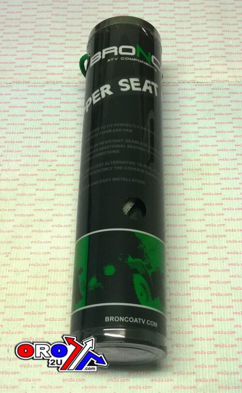 SEAT COVER KFX 80 ONLY BLACK, BRONCO AT-04622 GRIPPER, 332196 (Does not fit LT80)