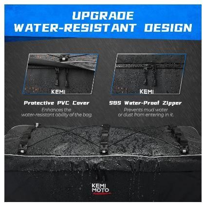 ATV CARGO STORAGE BAG, (SET OF 2) FRONT or REAR MOUNT - Image 3