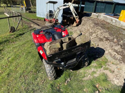 ATV STEEL CARGO RACK / WIRE BASKET, SIZE : 104x70x16.5cm TAG-Z, WITH FITTING KIT