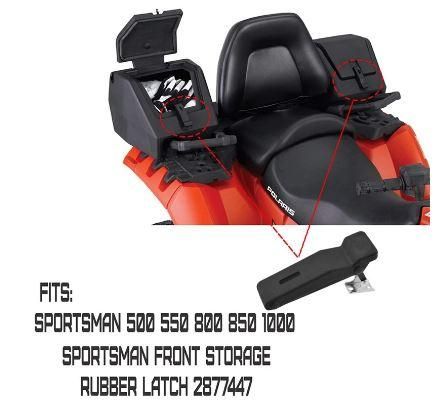 Front Storage Rack 4″ Latch Polaris 2011, Sportsman Touring 500 550 800 850 1000