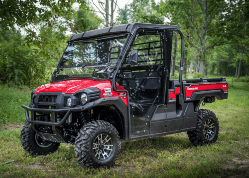 KAWASAKI MULE CAB ENCLOSURE DOORS CLEAR, SUPER ATV DR-K-FX-001-72