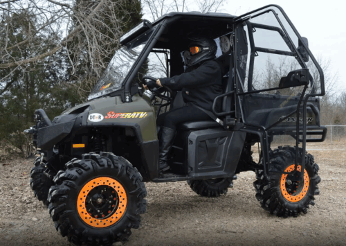 POLARIS RANGER CAB ENCLOSURE DOORS CLEAR, SUPER ATV DOOR-P-RAN-09XP-001-72