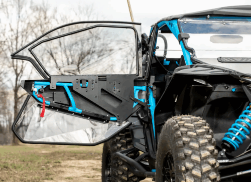 CAN-AM X3 UPPER DOORS CLEAR WINDOWS PLASTIC, SUPER ATV DOOR-CA-X3-005-72
