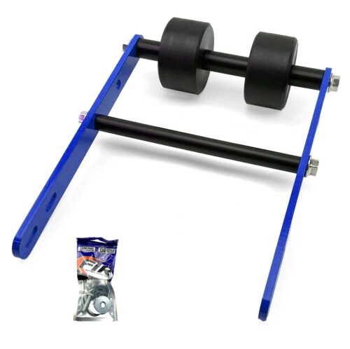WHEELIE BAR 2 ROLLER TAG-Z BLUE, ATV QUAD WHEELIE SAVER / CATCH, 3.4KG 34x22x7cm