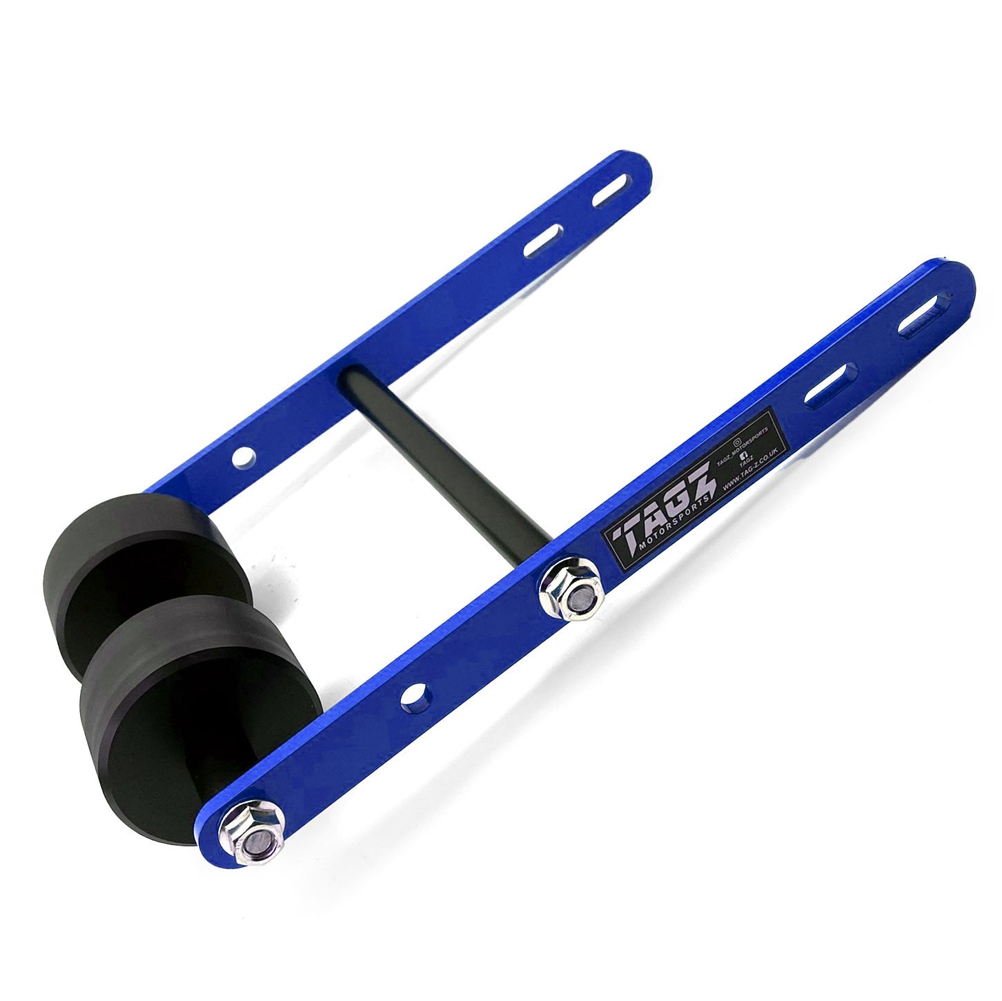 WHEELIE BAR 2 ROLLER TAG-Z BLUE, ATV QUAD WHEELIE SAVER / CATCH, 3.4KG 34x22x7cm - Image 4
