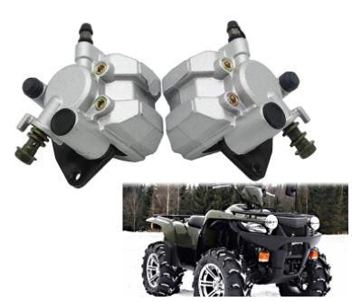 BRAKE CALIPER FRONT SET 2003 – 2007 SUZUKI LTA 400 500 59100-38F30-999 59300-38F30-999 BLACK BRACKET