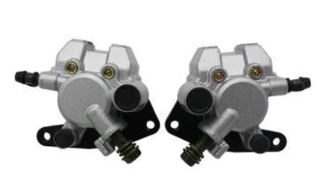 BRAKE CALIPER FRONT SET 2003 - 2007 SUZUKI LTA 400 500 59100-38F30-999 59300-38F30-999 BLACK BRACKET - Image 3