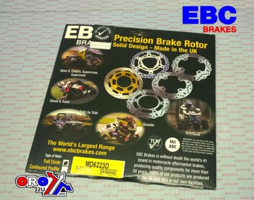 DISC BRAKE REAR BOMBARDIER / CAN AM, EBC MD6223D, 705600271, 705600604, MD6223D, MD6223D