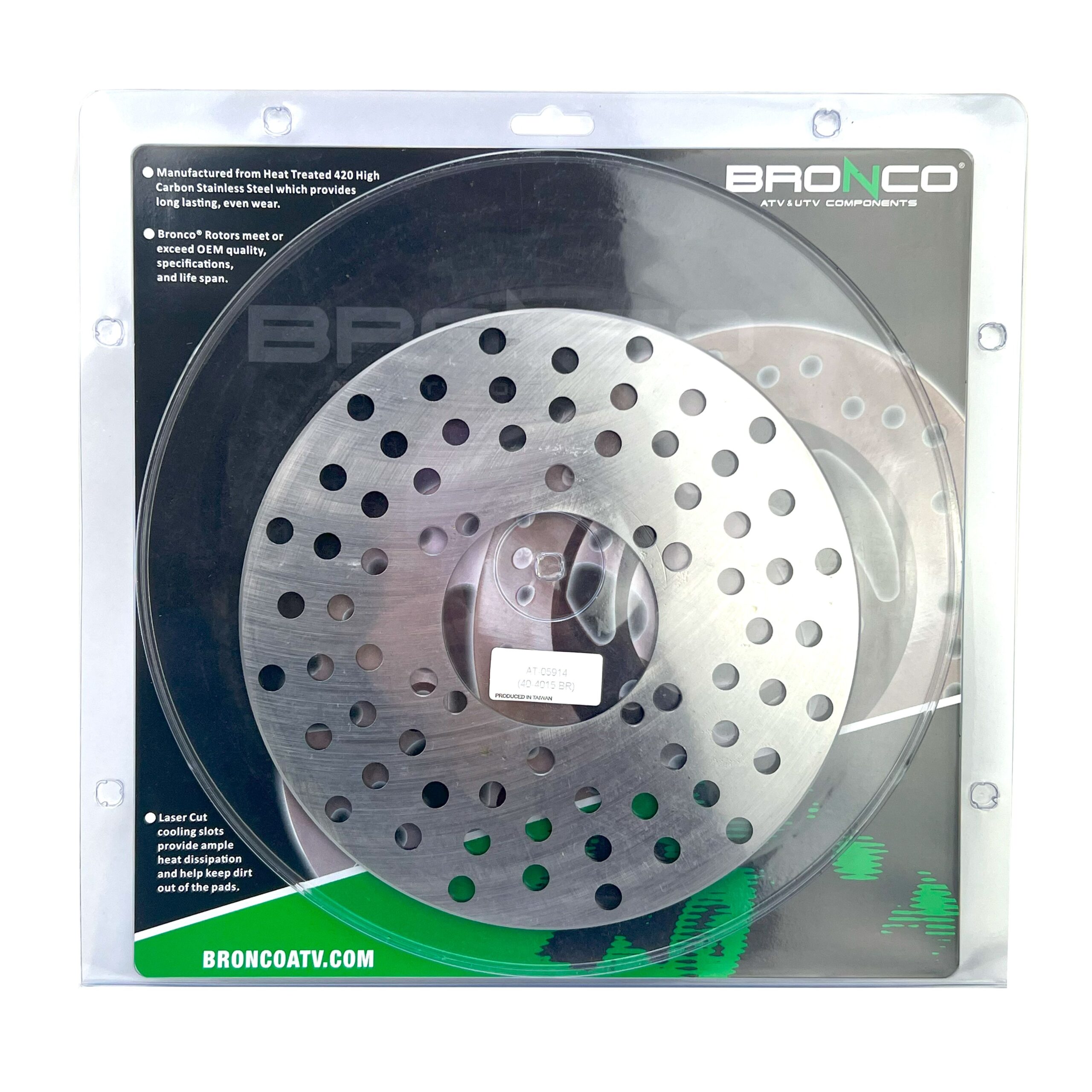 DISC BRAKE ROTOR FRONT POLARIS, BRONCO AT-05914, 5243676 - Image 2