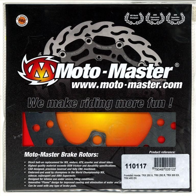 DISC BRAKE FRONT TRX 250-700, MOTO MASTER 110117 V-115