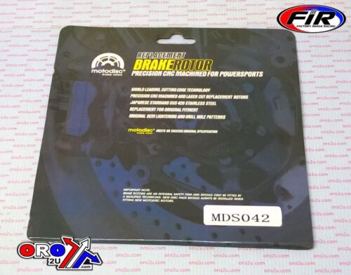 DISC BRAKE FRONT YAMAHA YFM YFZ MDS042 QUAD ATV