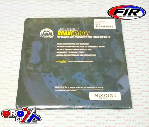 DISC BRAKE FRONT KAWASAKI KVF 02-13 MDS331 41080-1513 41080-0073 41080-0585 41080-0585 18-0007