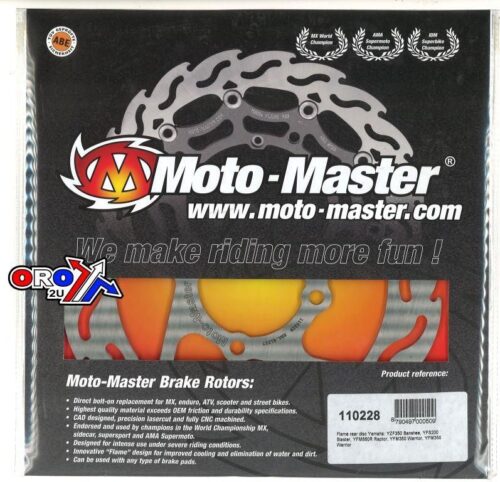 DISC BRAKE REAR FLAME BANSHEE, MOTO-MASTER 110228 YAMAHA