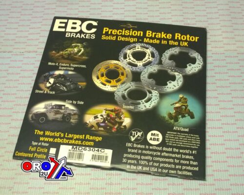 DISC BRAKE REAR KFX450R 07-12, EBC MD6304C KAWASAKI