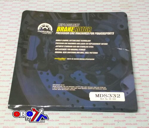 DISC BRAKE REAR 02-08 YAMAHA YFM660F MDS332 5KM-2582V-00-00 EBC MD6197D AT-05795