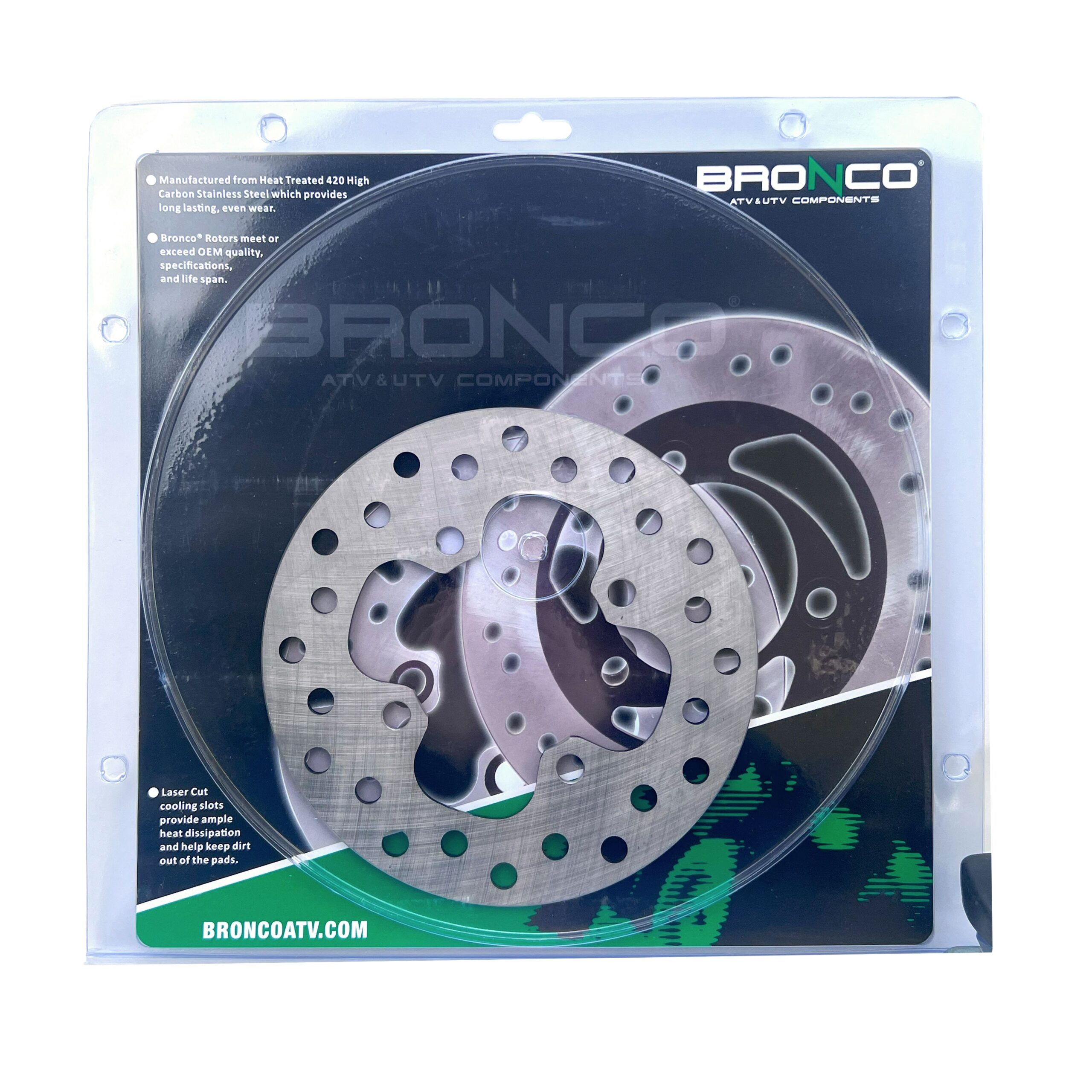 DISC BRAKE FRONT TRX500 12-15, BRONCO AT-05999 45251-HR4-620, 45251-HR4-A20, MANUAL SHIFT MODELS ONLY