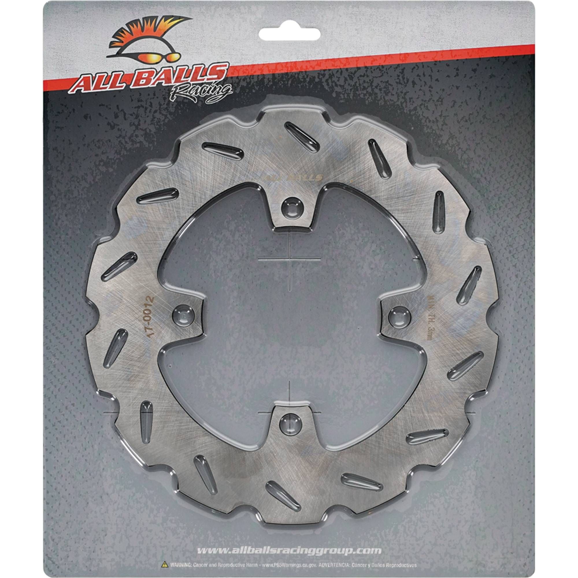 DISC BRAKE REAR 03-04 YFM450FA, ALLBALLS 18-0012, AT-05798, MD6174D 5ND-F582T-00-00