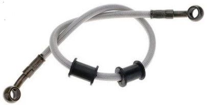 HOSE KIT UNIVERSAL 47.20″ 1200mm SILVER HYDRAULIC BRAIDED BRAKE HOSE LINE