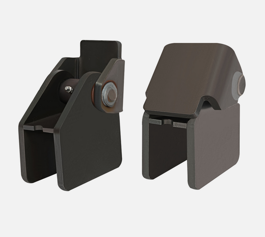 50mm HEAVY DUTY WELD ON HINGES (SET OF 2) GREASEABLE