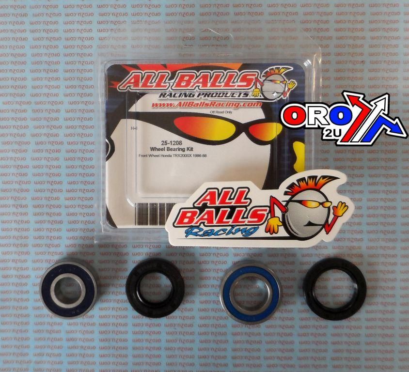 WHEEL BEARING KIT FRONT 86-88 HON TRX200SX, ALLBALLS 25-1208 ATV - Image 3