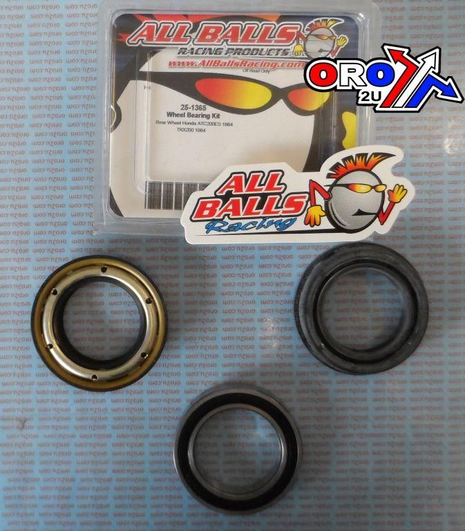 WHEEL BEARING KIT REAR 1984 HON ATC/TRX200, ALLBALLS 25-1365 ATV