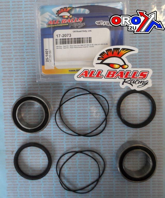 WHEEL BEARING KIT REAR TRX, ALLBALL 25-1401 Gas-Gas ATC - Image 3