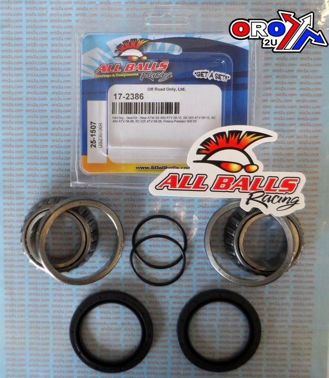 WHEEL BEARING KIT REAR 03-10 KTM/POLARIS, ALLBALLS 25-1507 ATV - Image 3