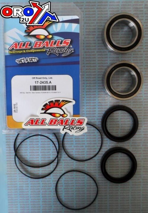 WHEEL BEARING KIT REAR 09-22 YAMAHA YFM450R/X, ALLBALLS 25-1612 ATV