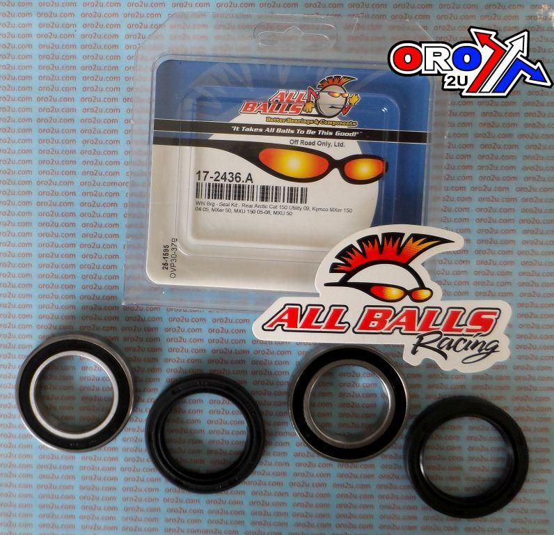 WHEEL BEARING KIT REAR 04-19 ARC-CAT UTILITY150/KYM MXER/MXU, ALLBALLS 25-1595 ATV - Image 2