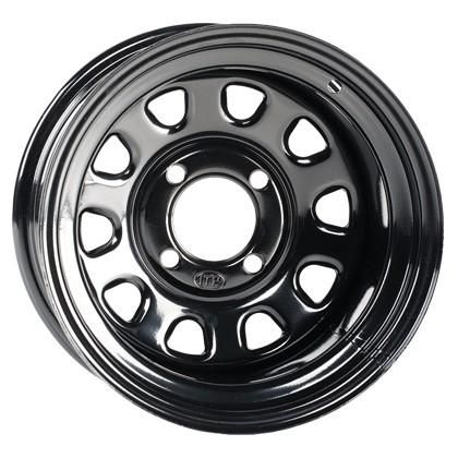 RIM STEEL WHEEL 14×7, 4/137, ITP DELTA BLACK 4+3, 12MM STUD, 1422319014B