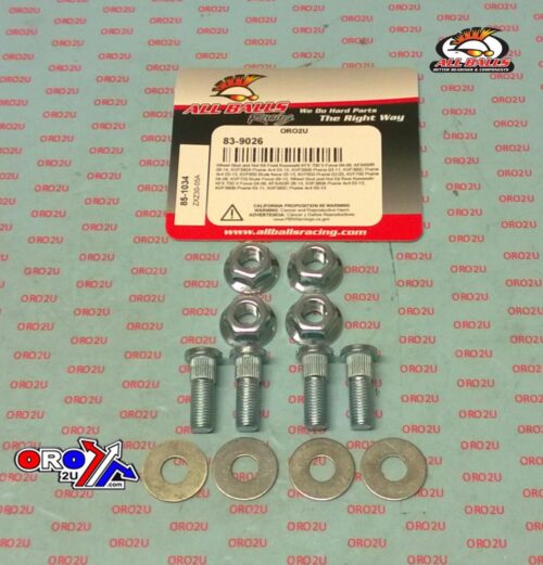 Wheel Stud and Nut Kit, ALLBALLS 85-1034