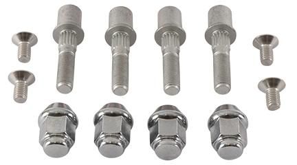 Wheel Stud and Nut Kit, ALLBALLS 85-1077