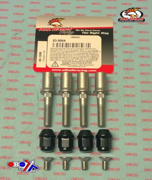Wheel Stud and Nut Kit, ALLBALLS 85-1088