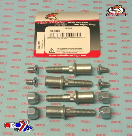 Wheel Stud and Nut Kit, ALLBALLS 85-1093