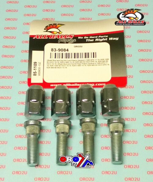 Wheel Stud and Nut Kit, ALLBALLS 85-1109