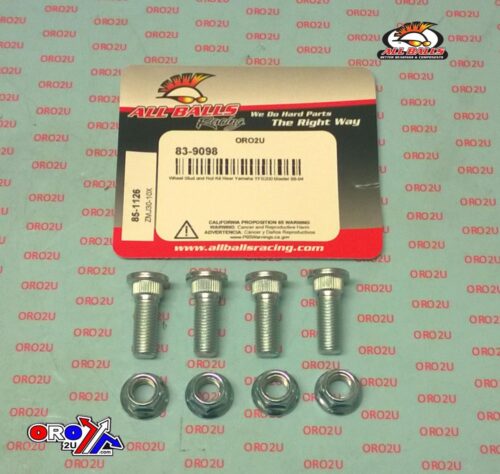 WHEEL NUTS AND STUDS SET-4, ALLBALLS 85-1126, Yamaha YFS200 Blaster 88-94